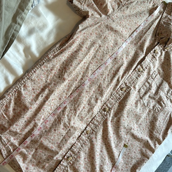 Prana Men’s Size Medium Slim Fit Floral Button Up Down Short Sleeve Shirt - Picture 8 of 14